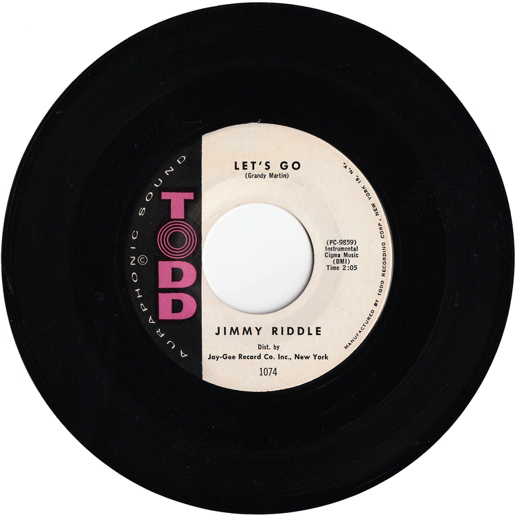 Jimmy Riddle - Let's Go / When My Dreamboat Comes Home – NIGHT BEAT RECORDS