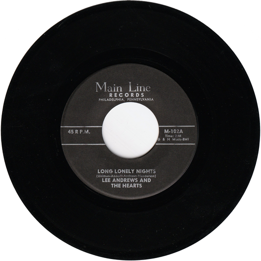 Lee Andrews & The Hearts - Long Lonely Nights / The Clock [MAIN LINE label]