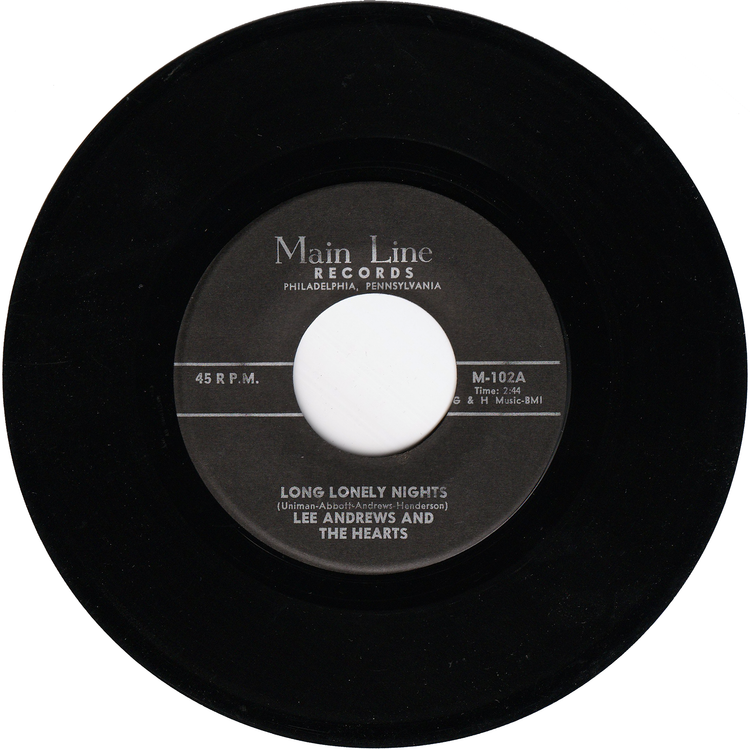 Lee Andrews & The Hearts - Long Lonely Nights / The Clock [MAIN LINE label]