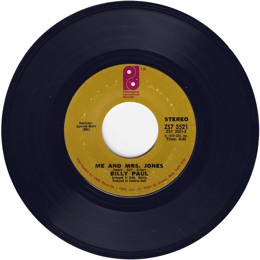 Billy Paul - Me & Mrs. Jones / Your Song