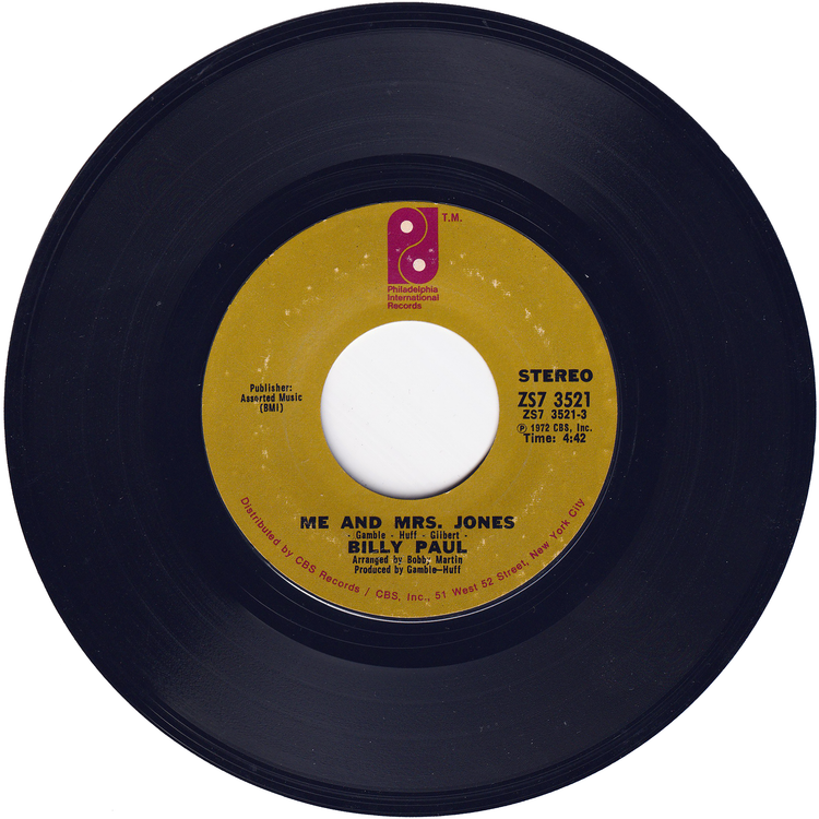 Billy Paul - Me & Mrs. Jones / Your Song