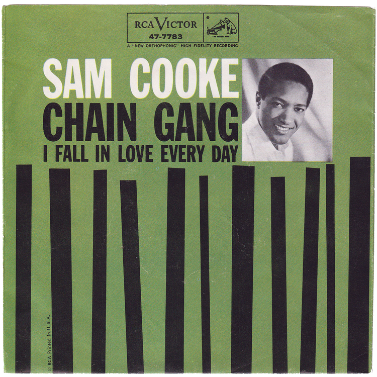 Sam Cooke - Chain Gang / I Fall In Love Every Day (w/PS)