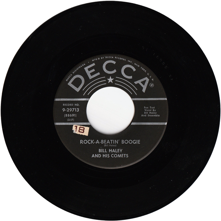 Bill Haley & his Comets - Rock-A-Beatin' Boogie / Burn That Candle