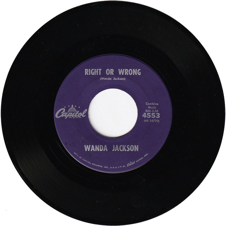 Wanda Jackson - Funnel Of Love / Right Or Wrong