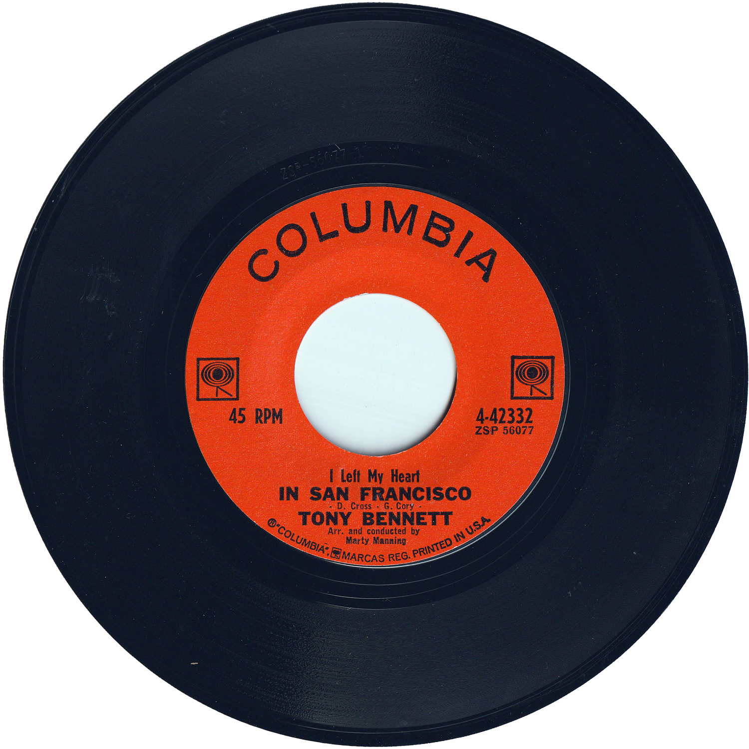 Tony Bennett - (I Left My Heart) In San Francisco / Once Upon A Time – NIGHT BEAT RECORDS