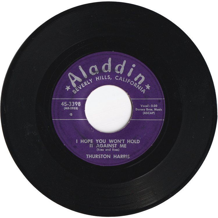 Thurston Harris - Little Bitty Pretty One / I Hope You Won't Hold It Against Me