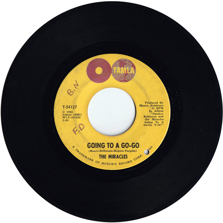 The Miracles - Going To A Go Go / Choosey Beggar