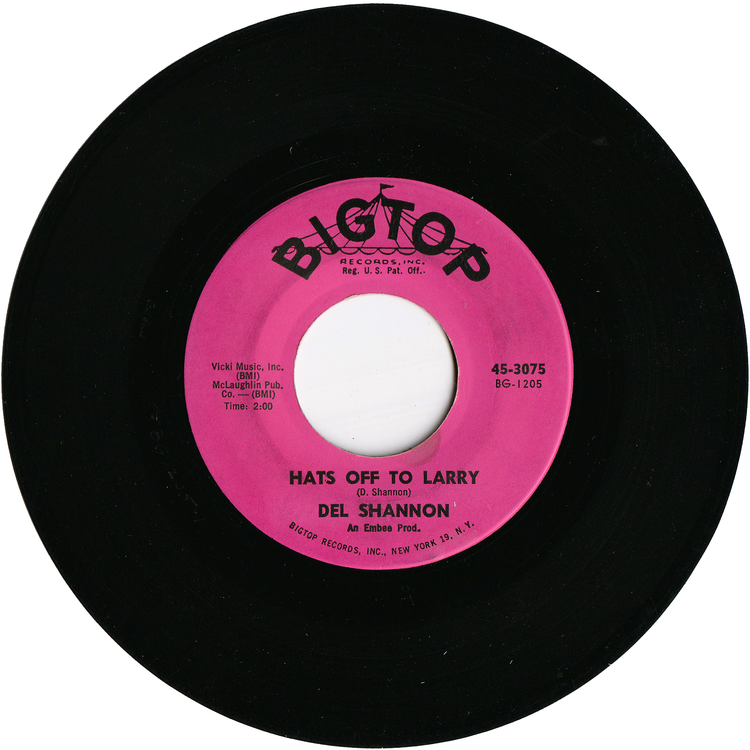 Del Shannon - Hats Off To Larry / Don't Gild The Lily, Lily