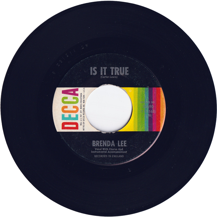 Brenda Lee - Is It True / Just Behind The Rainbow