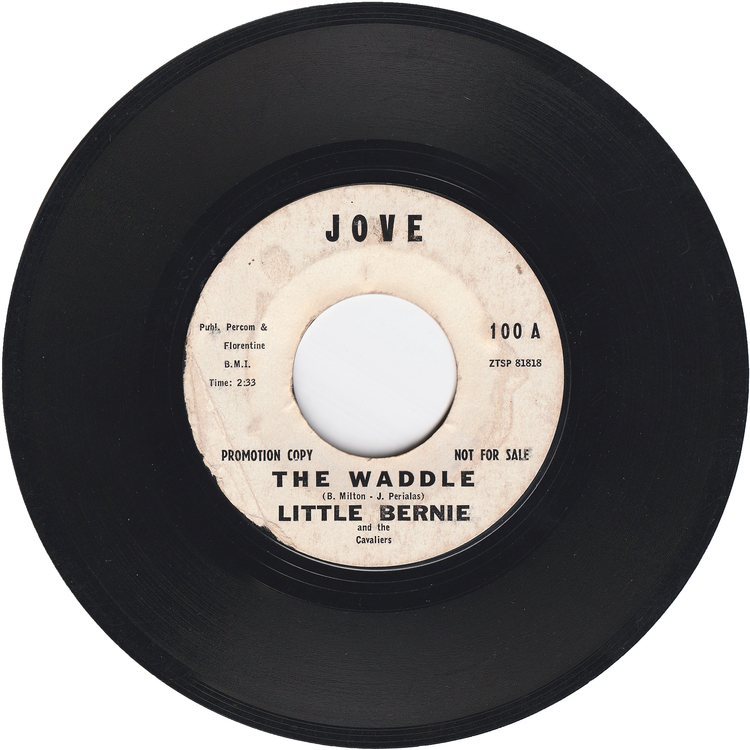 Little Bernie & The Cavaliers - The Waddle / Lonely Soldier (Promo)