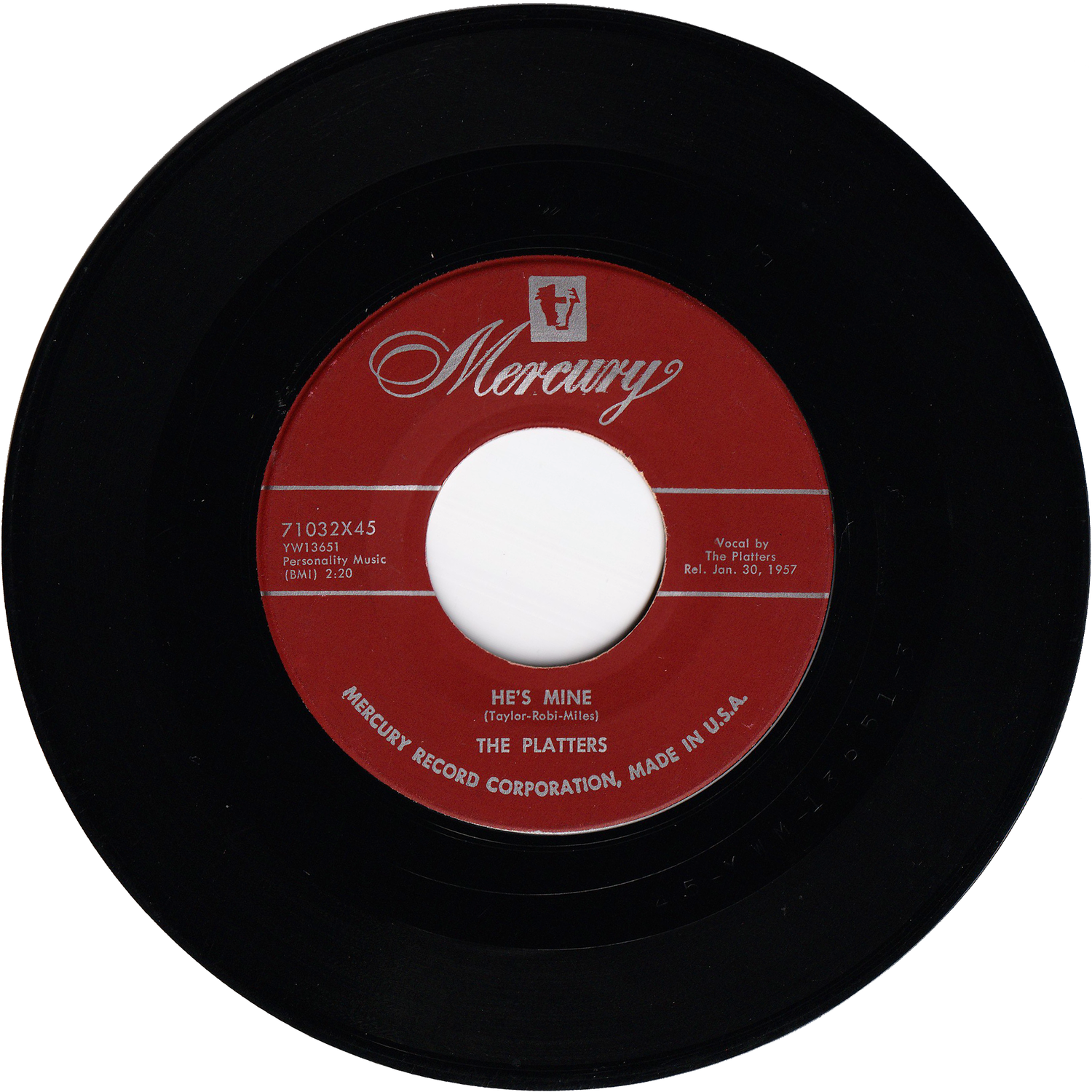 The Platters - He's Mine / I'm Sorry – NIGHT BEAT RECORDS