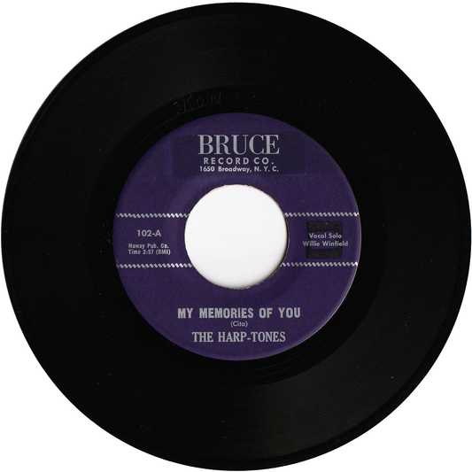 The Harptones - My Memories Of You / It Was Just For Laughs (2nd.press)