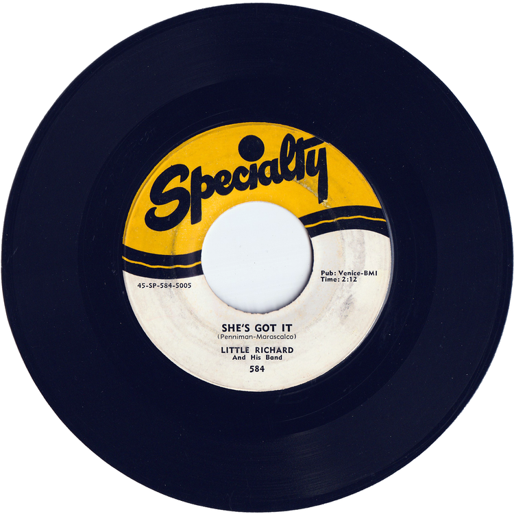 Little Richard - Heeby-Jeebies / She's Got It (Wavy line label)