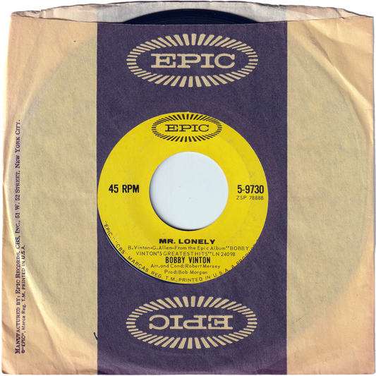 Bobby Vinton - Mr. Lonely / It's Better To Have Loved