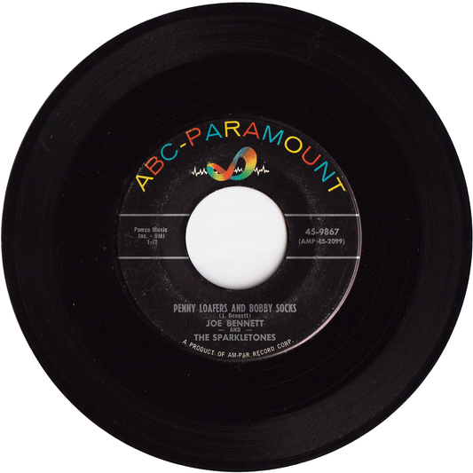 Joe Bennett & The Sparkletones - Penny Loafer & Bobby Socks / Rocket