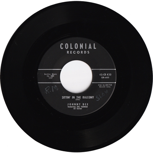 Johnny Dee - Sittin' In The Balcony / A-Plus In Love