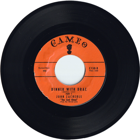 John Zacherle - Dinner With Drac Part 1 / Dinner With Drac Part 2 [Styrene, Bridgeport Pressing]