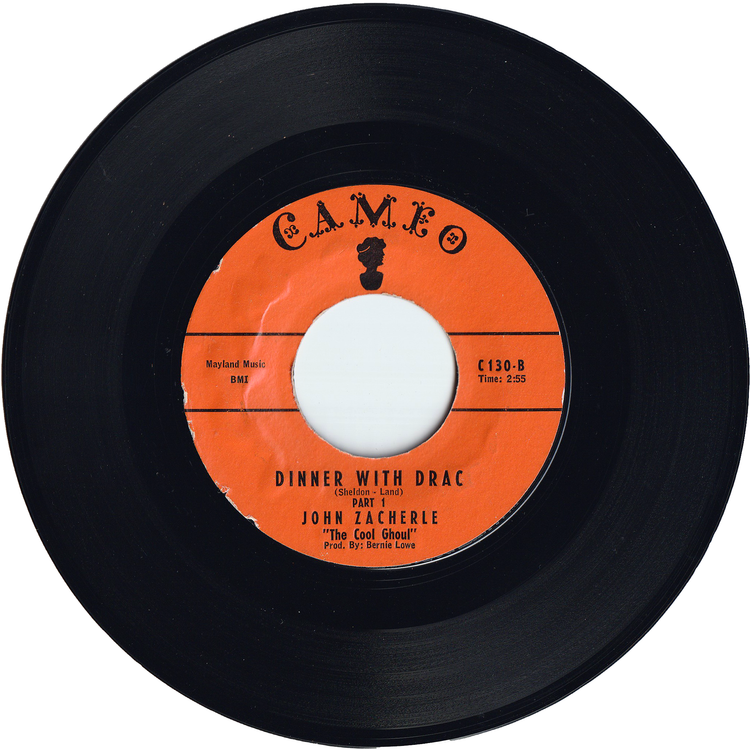 John Zacherle - Dinner With Drac Part 1 / Dinner With Drac Part 2 [Styrene, Bridgeport Pressing]