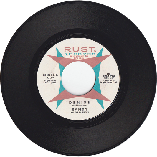 Randy & The Rainbows - Denise / Come Back [AS-IS]