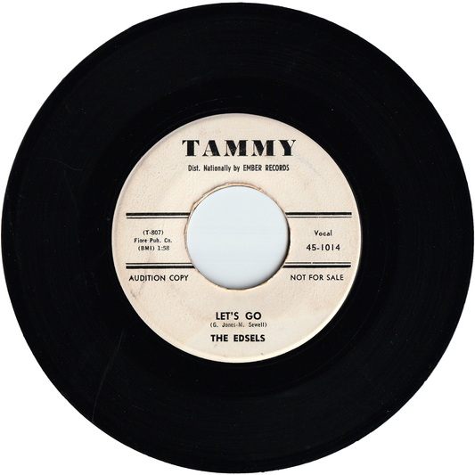 The Edsels - Let's Go / There Precious Words (Promo)