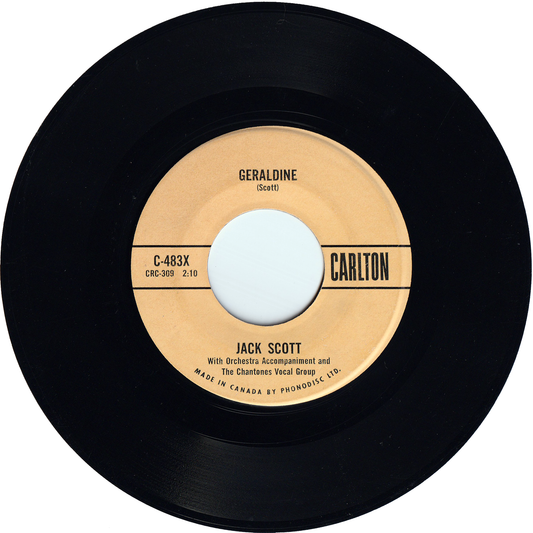 Jack Scott - Geraldine / With Your Love [Canada]