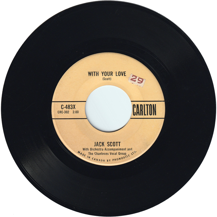 Jack Scott - Geraldine / With Your Love [Canada]