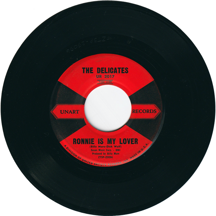 The Delicates - Black & White Thunderbird / Ronnie Is My Lover [Vinyl Press]
