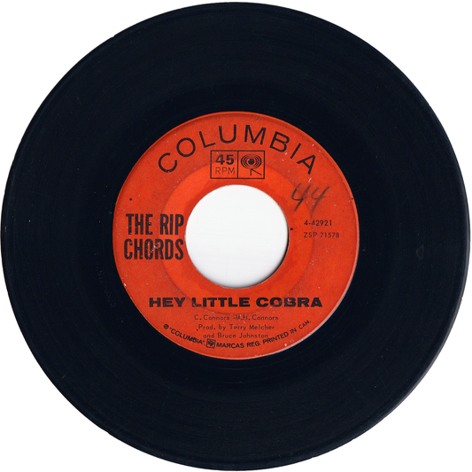 The Rip Chords - Hey Little Cobra / The Queen [Canada]
