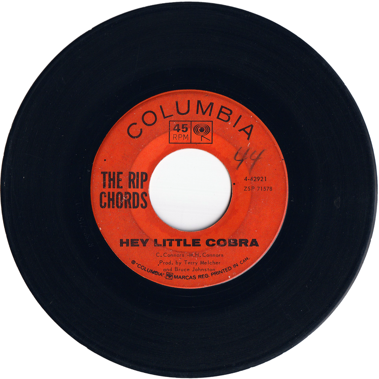 The Rip Chords - Hey Little Cobra / The Queen [Canada]