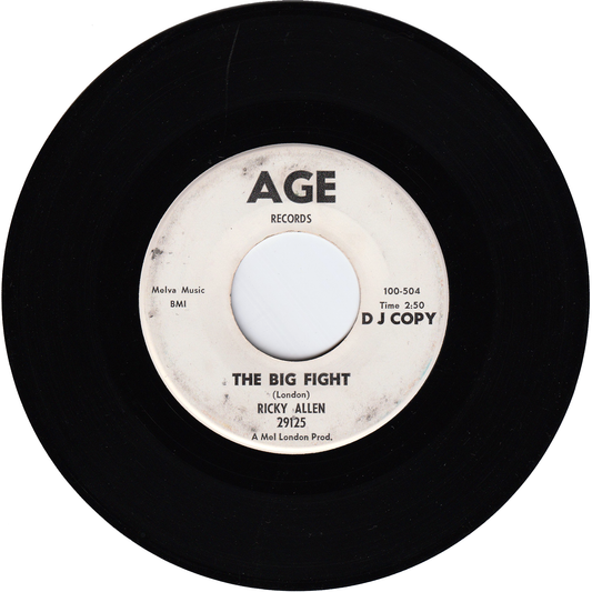 Ricky Allen - The Big Fight / Help Me Mama [Promo]