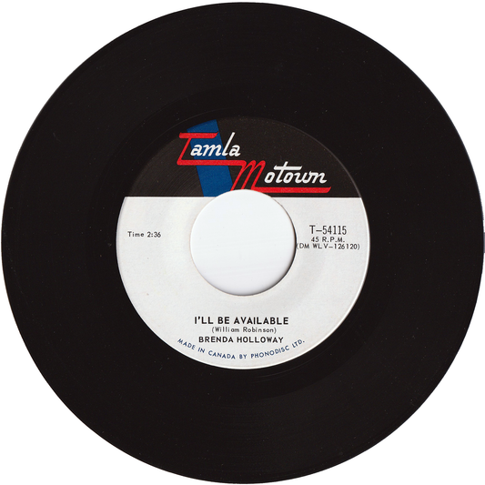 Brenda Holloway - I'll Be Available / Operator [Canada]