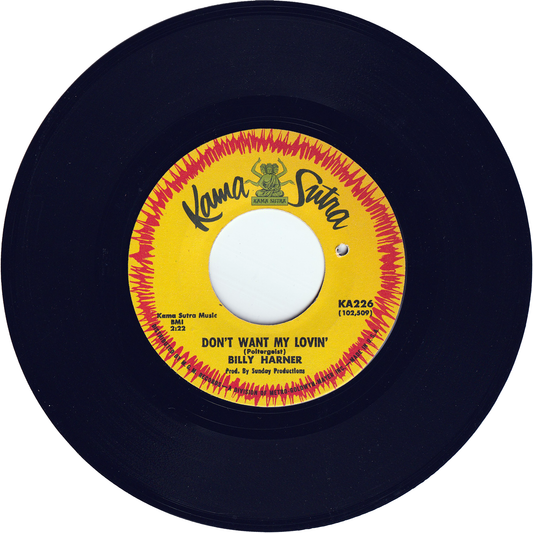 Billy Harner - Don't Want My Lovin' / Sally Sayin' Somethin'