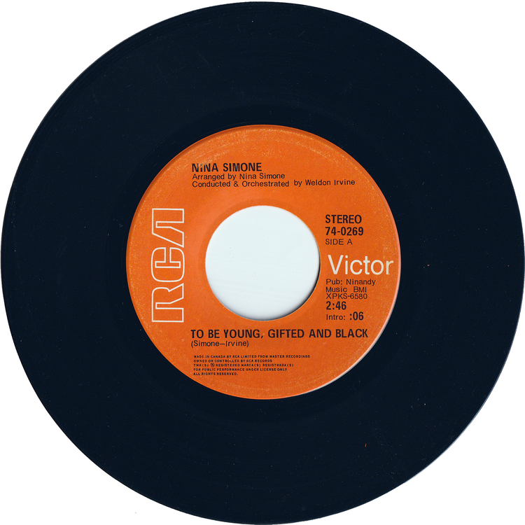 Nina Simone - To Be Young, Gifted & Black / Save Me [Canada]