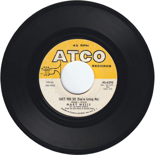 Mary Wells - Can't You See (You're Losing Me) / Dear Lover