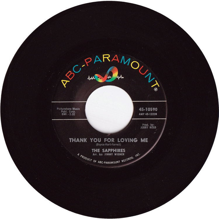 The Sapphires - Thank You For Loving Me / Our Love Is Everywhere