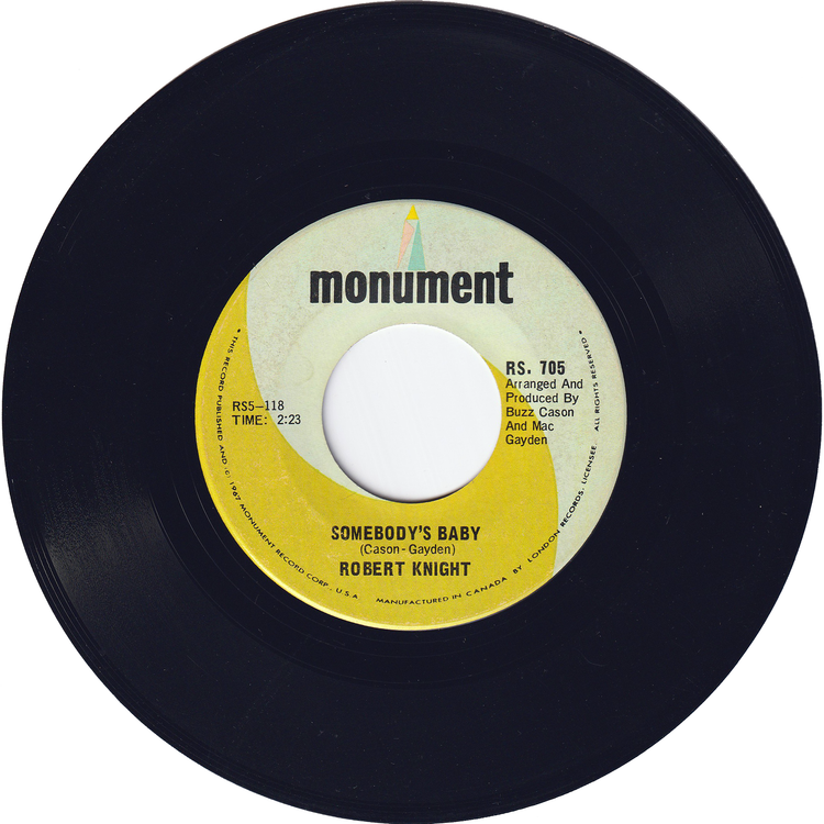 Robert Knight - Everlasting Love / Somebody's Baby [Canada]