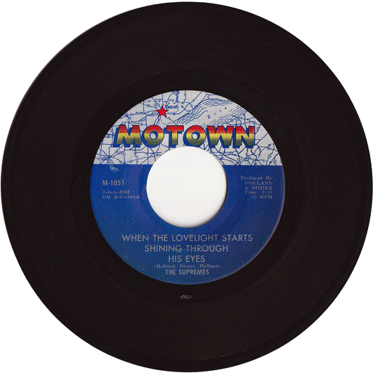 The Supremes - When The Lovelight Starts Shining Through His Eyes / Standing At The Crossroads Of Love [Rockaway Pressing]