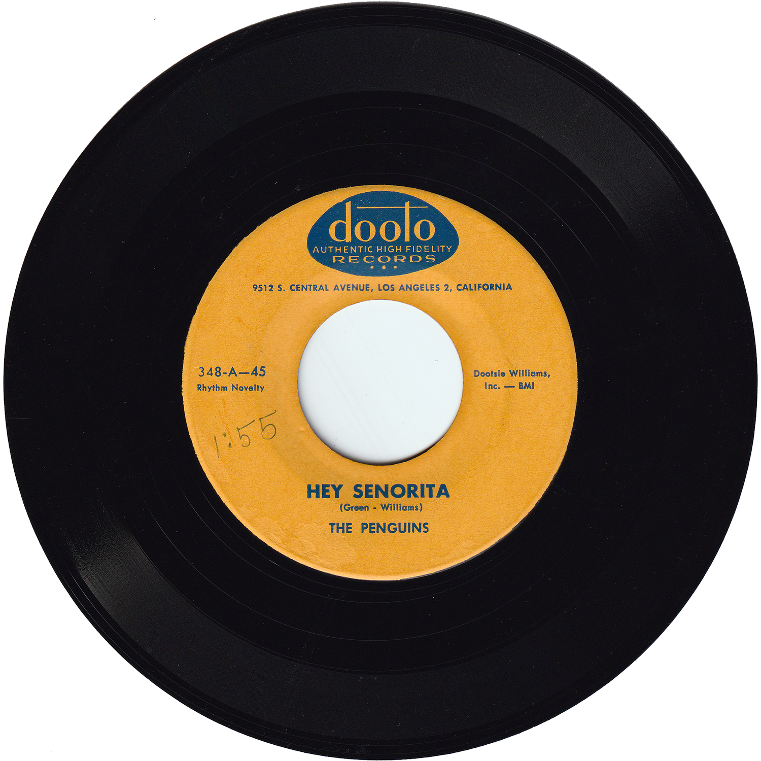 The Penguins - Earth Angel / Hey Senorita – NIGHT BEAT RECORDS The Penguins - Earth Angel / Hey Senorita – NIGHT BEAT RECORDS