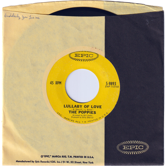 The Poppies - Lullaby Of Love / I Wonder Why