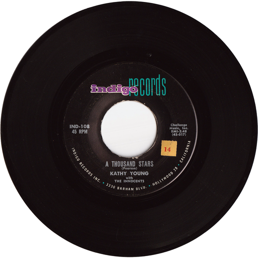 Kathy Young & The Innocents - A Thousand Stars / Eddie My Darling [Monarch Pressing]