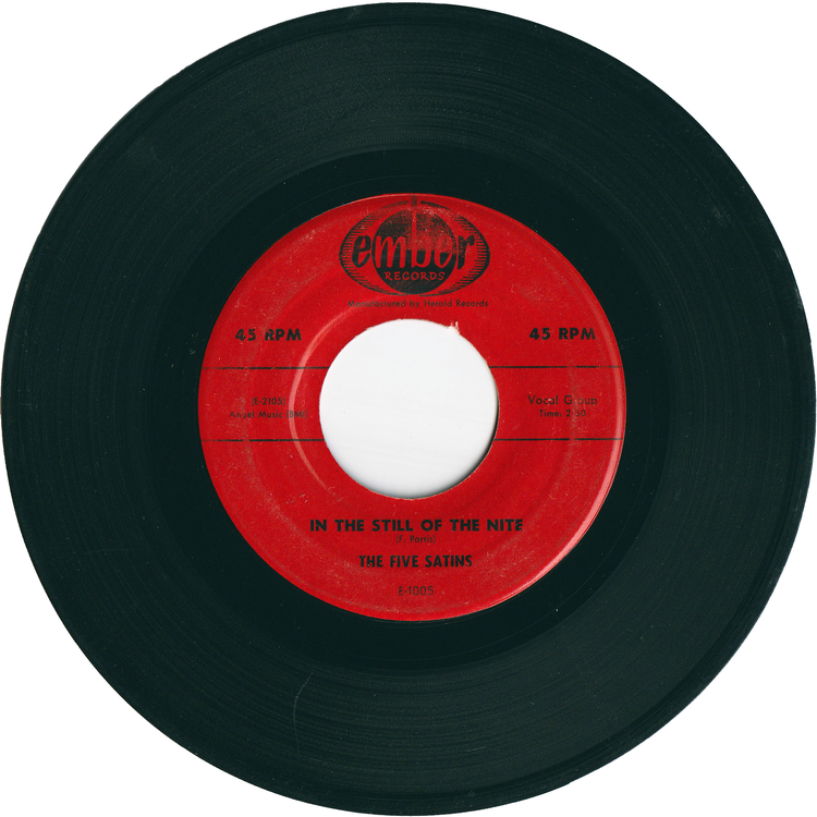 The Five Satins - In The Still Of The Night / The Jones Girl [Monarch Pressing]
