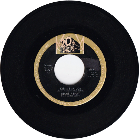 Diane Renay - Kiss Me Sailor / Soft Spoken Guy [Vinyl Press]