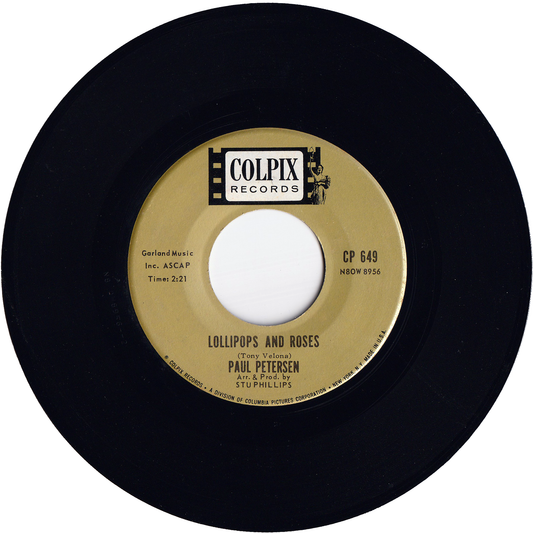 Paul Petersen - Lollipops & Roses / Please Mr. Sun