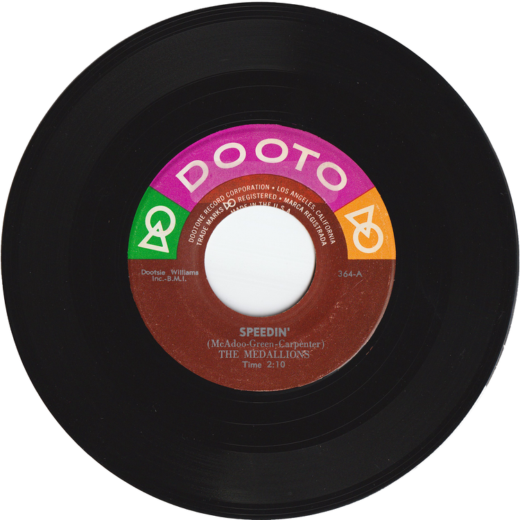 The Medallions - Speedin' / Edna [60's Re-Issue]