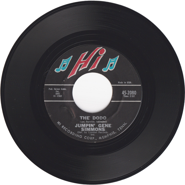 Jumpin' Gene Simmons - The Jump / The Dodo