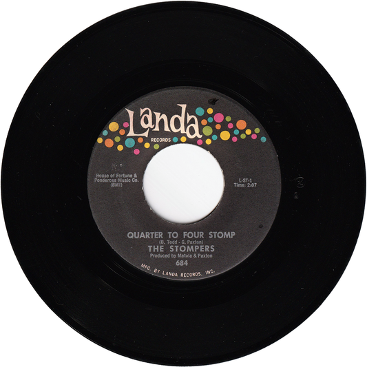 The Stompers - Quarter To Four Stomp / Foolish One