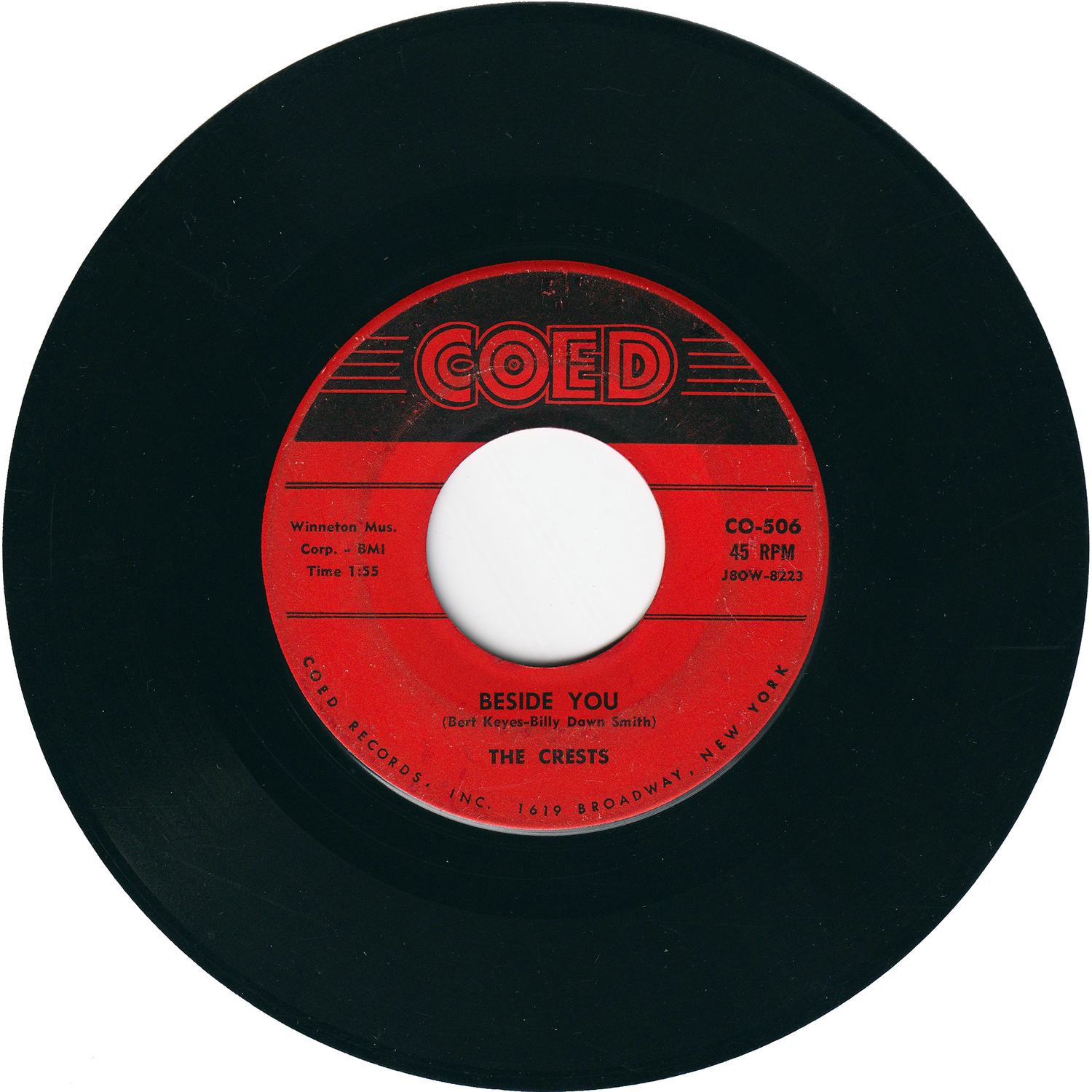 The Crests - 16 Candles / Beside You [Vinyl, Rockaway