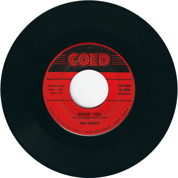 The Crests - 16 Candles / Beside You [Vinyl, Rockaway