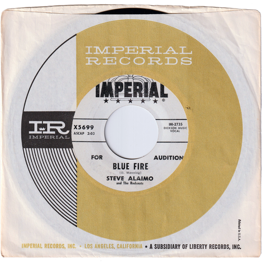 Steve Alaimo - Blue Fire / My Heart Never Said Goodbye [Promo]