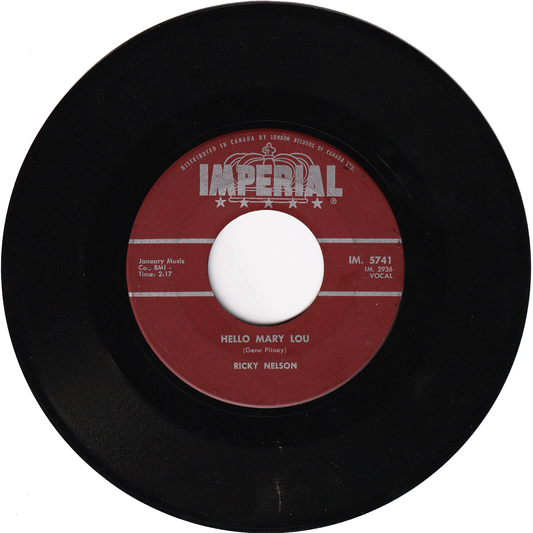 Ricky Nelson - Hello Mary Lou / Travelin' Man [Canada]